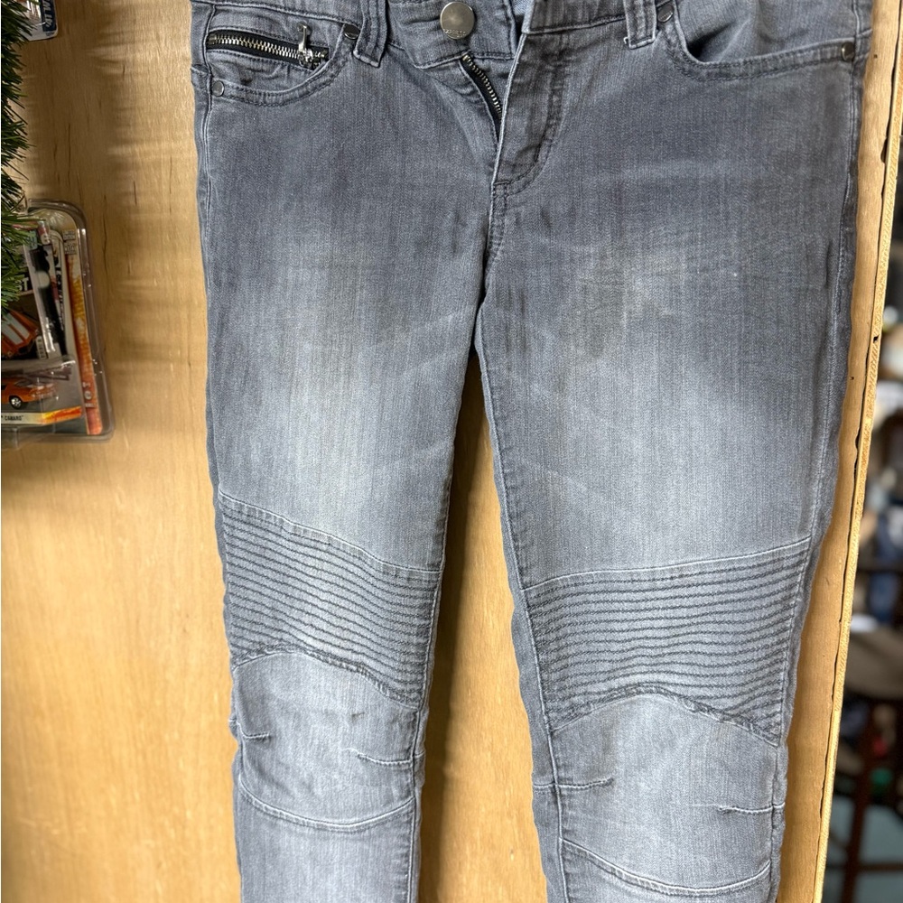 Express Women's Gray Skinny Jeans